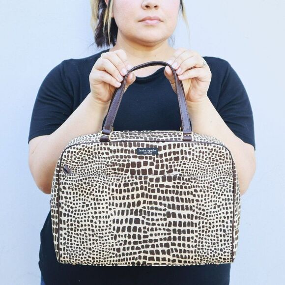 Kate Spade SAFARI Weekender Travel Satchel in Brown $295+ - Picture 2 of 12